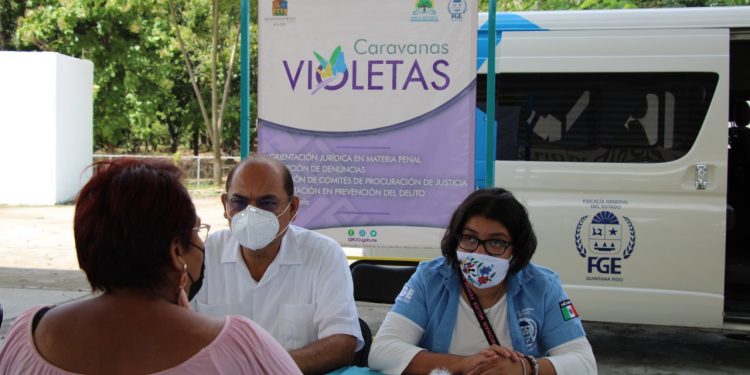 LAS CARAVANAS VIOLETAS ATIENDEN A MÁS DE 3 MIL HABITANTES DE COMUNIDADES RURALES E INDÍGENAS DE QUINTANA ROO