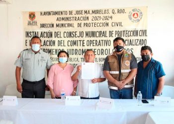 REINSTALAN COMITÉ OPERATIVO ESPECIALIZADO EN FENÓMENOS HIDROMETEOROLÓGICOS EN JOSÉ MARÍA MORELOS