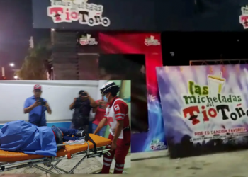 BALEAN A PERSONA EN EL BAR LAS MICHELADAS DEL TÍO TOÑO