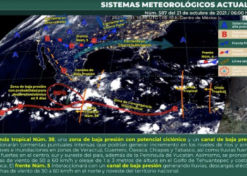 DÍA LLUVIOSO PARA QUINTANA ROO, SEGÚN EL SERVICIO METEOROLÓGICO NACIONAL