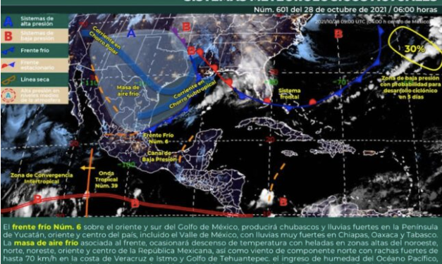 TEMPERATURAS CALUROSAS DURANTE EL DÍA EN QUINTANA ROO