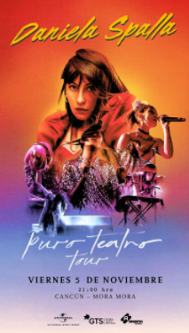 DANIELA SPALLA LLEGA A CANCÚN CON SU GIRA PURO TEATRO TOUR