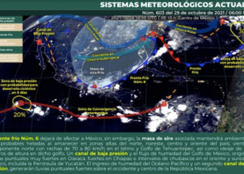 PREVÉN NUBLADOS Y ALGUNAS LLUVIAS EN QUINTANA ROO
