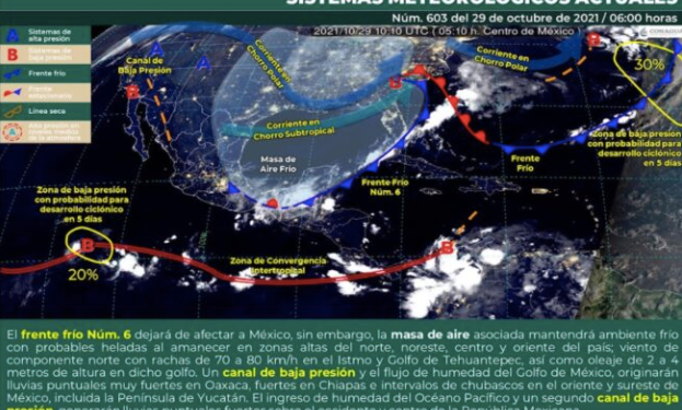 PREVÉN NUBLADOS Y ALGUNAS LLUVIAS EN QUINTANA ROO