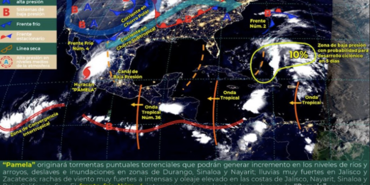 ADVIERTEN LLUVIAS AISLADAS EN QUINTANA ROO, CON MUCHA HUMEDAD