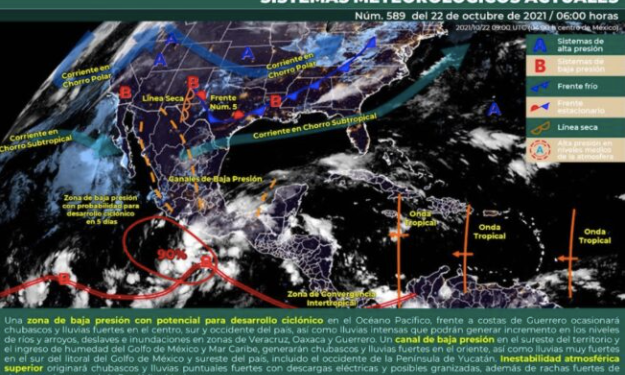 POCA LLUVIA PARA HOY, PERO CON ALTA HUMEDAD EN QUINTANA ROO