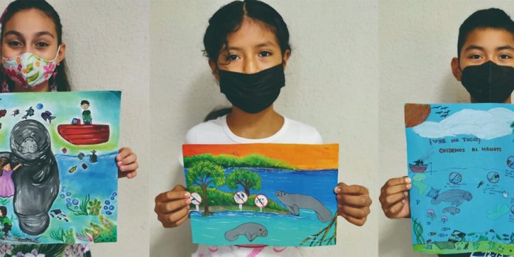 PREMIAN A GANADORES DE CONCURSO INFANTIL SOBRE DIBUJO AMBIENTAL
