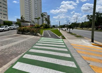 LA SEOP CULMINÓ LA OBRA DE IMPLEMENTACIÓN DE CICLOVÍA EN LA COLONIA DONCELES EN CANCÚN