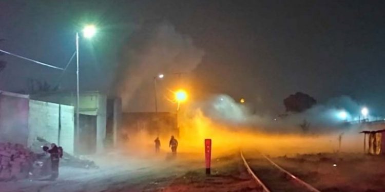 INCENDIO Y EXPLOSIONES POR FUGA DE GAS LP EN PUEBLA