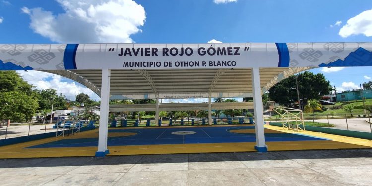 LA SEOP CONCLUYE EL MEJORAMIENTO DE INFRAESTRUCTURA URBANA EN LA LOCALIDAD DE JAVIER ROJO GÓMEZ