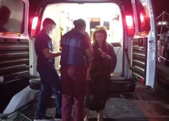 ARDE YATE AL SUROESTE DE ISLA MUJERES