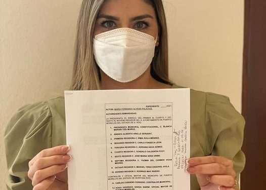 REGIDORA FERNANDA ALVEAR PRESENTA DENUNCIAS POR FALTAS ADMINISTRATIVAS EN PUERTO MORELOS