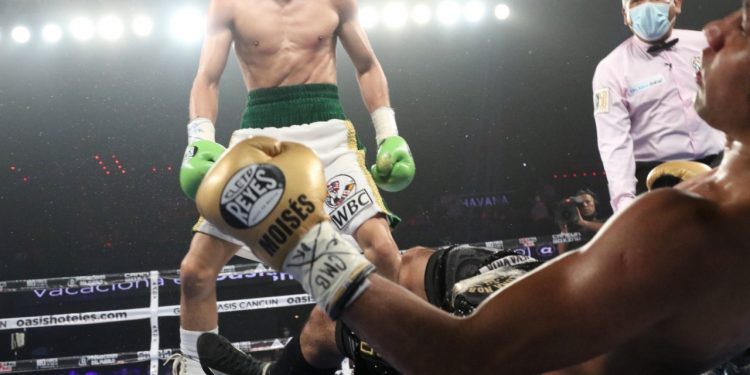 CON IMPRESIONANTE NOCAUT, EL “GENERAL” CUÉLLAR PUSO FUERA DE COMBATE A MOISÉS “MOY” FUENTES