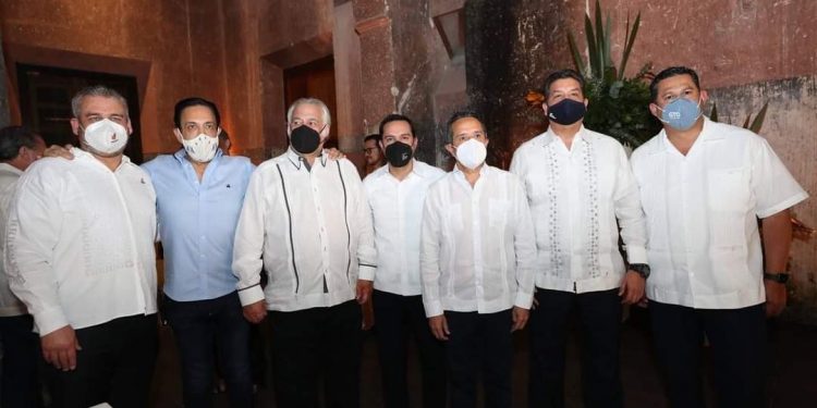Recibe Mauricio Vila a Gobernadores en la víspera de inicio del Tianguis Turístico