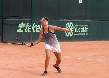 La tenista No. 1 del mundo luchó por la defensa del título del Mundial Juvenil Yucatán