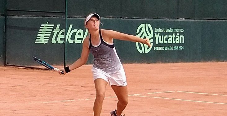 La tenista No. 1 del mundo luchó por la defensa del título del Mundial Juvenil Yucatán