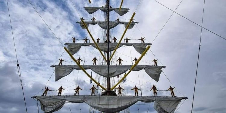 EL BUQUE ESCUELA CUAUHTÉMOC DE LA SECRETARÍA DE MARINA ESTÁ POR LLEGAR A DUBÁI, PARA SER EL ELEMENTO ESTRELLA DE LA SEMANA DE MÉXICO EN #EXPO2020