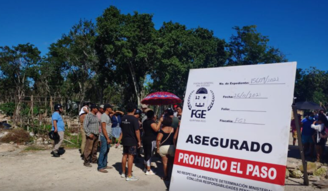 Fracasa la FGE al intentar asegurar un predio invadido en Cancún