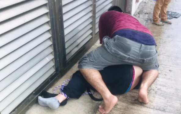 Ciudadanos y comerciante detienen a presunto asaltante en Playa del Carmen