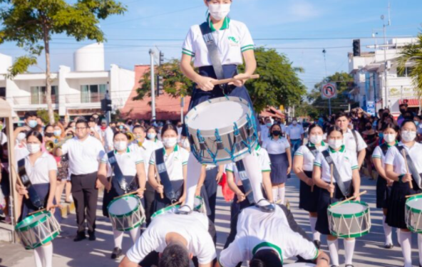 Tulum conmemoró el 111 aniversario de la Revolución Mexicana con los protocolos de sanidad correspondientes