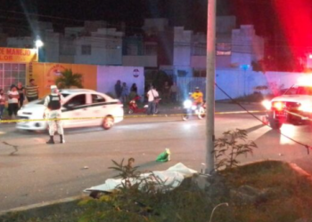 MUERE TRABAJADOR DE OBRA ATROPELLADO POR COMBI DE TURICÚN EN CANCÚN