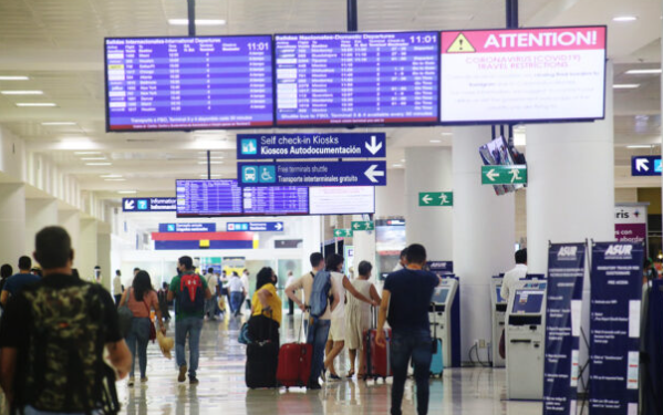 Aeropuerto Internacional de Cancún tiene 469 operaciones registradas