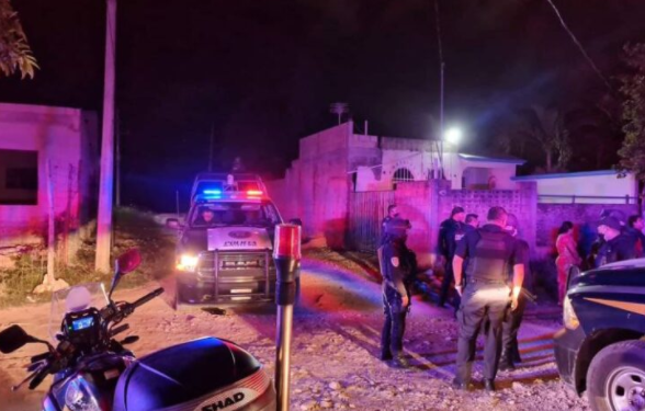 Sujetos apuñalan a una familia en Cancún