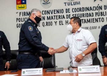 Gobierno de Marciano Dzul y SSP firman Convenio de Coordinación Policial que sustituye al Mando Único