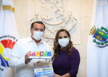 Se fortalece la colaboración entre Cancún y Mérida firmando Carta de Intención de Hermanamiento