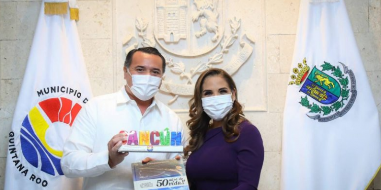 Se fortalece la colaboración entre Cancún y Mérida firmando Carta de Intención de Hermanamiento