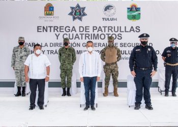 CUMPLE MARCIANO DZUL: ENTREGA NUEVAS PATRULLAS PARA RECUPERAR LA PAZ EN TULUM.