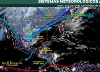 Lluvias aisladas y oleaje para Quintana Roo