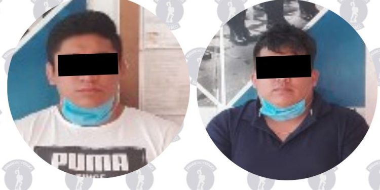 Dos personas fueron aseguradas por la SSPC por robo de vehículo y portación de arma de fuego.