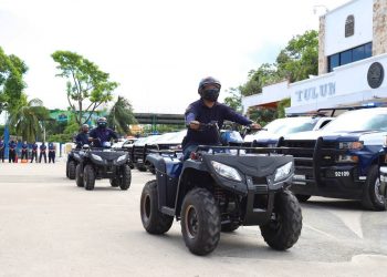 SE REFUERZA LA SEGURIDAD EN TULUM CON NUEVAS PATRULLAS Y CUATRIMOTOS