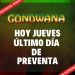 ¡HOY ÚLTIMO DÍA DE PRE-VENTA PARA EL CONCIERTO DE GONDWANA!
