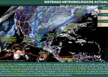 CIELO DESPEJADO A NUBLADO PARA QUINTANA ROO