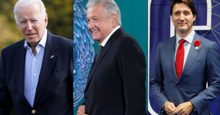 AMLO se reunirá con los líderes de EU y Canadá.
