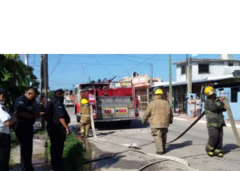 Incendio en vivienda de Chetumal deja solo daños materiales