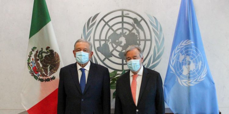 AMLO DIRIGE DISCURSO ANTE LA ONU