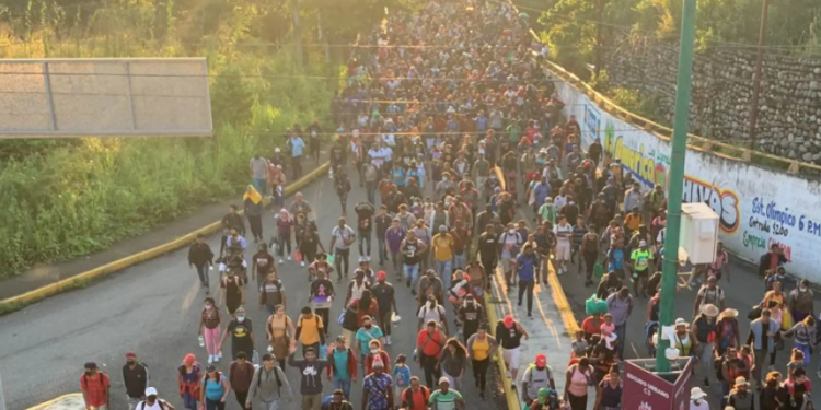 Nueva caravana migrante sale de Chiapas con el fin de llegar a la frontera con EU