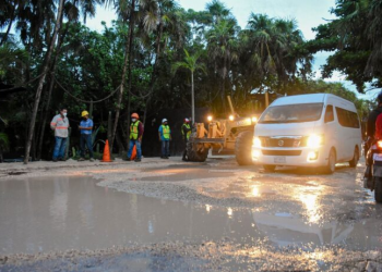 Inicia rehabilitación del camino costero en Tulum
