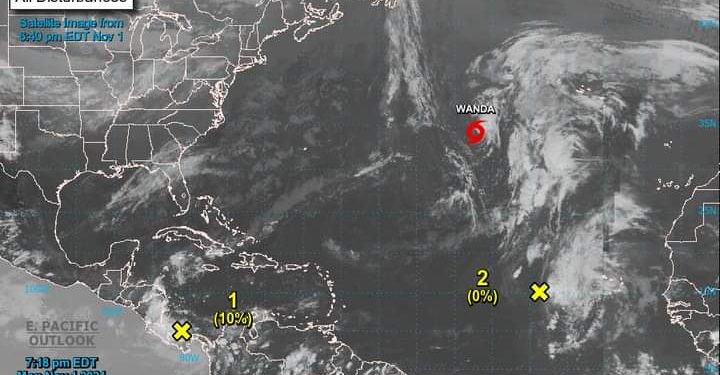 VIGILAN ZONA DE BAJA PRESIÓN UBICADA FRENTE LAS COSTAS DE PANAMÁ