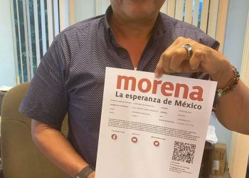 SE ANOTA RAÚL OJEDA POR LA CANDIDATURA POR MORENA EN QUINTANA ROO