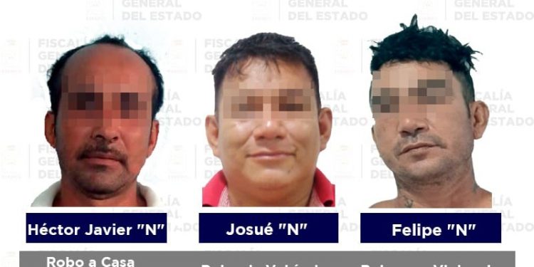 Logra FGE aprehensión de presuntos responsables por delitos calificados