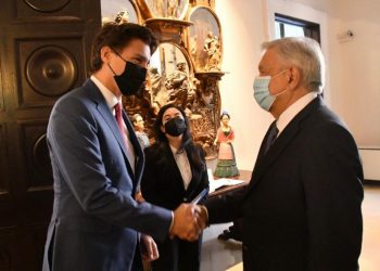 El primer ministro Justin Trudeau se reunió con Andrés Manuel López Obrador, en el margen de la Cumbre de Líderes de América del Norte