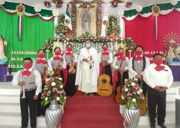 Desbordada la fe por la virgen de Guadalupe en el sur de Quintana Roo