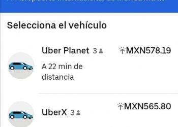 Se disparan tarifas de Uber