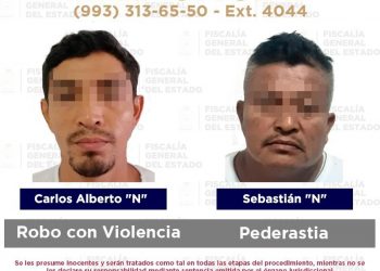 Atiende Fiscalía mandatos judiciales: prisión preventiva por robo, pederastia y violencia familiar