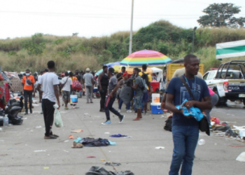Miles de migrantes haitianos son desalojados de campamento en Chiapas por el INM
