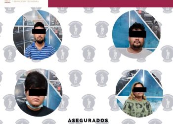 SSPC asegura a cuatro personas por portación de arma blanca
